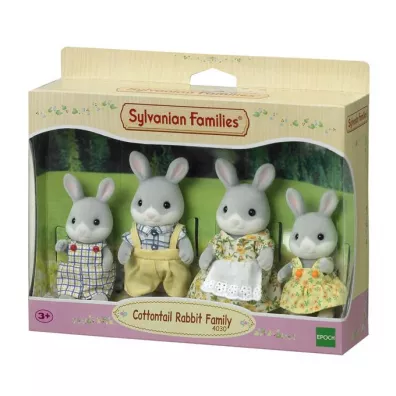 Sylvanian Rodzina szarych krliczkw