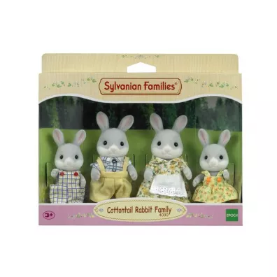 Sylvanian Rodzina szarych krliczkw