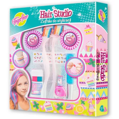 Zestaw hair studio z pasemkami ToysInn STN 6536 Stnux