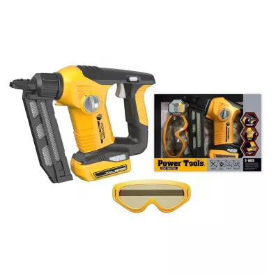 Zestaw pistolet na gwo�dzie + gogle ochronne Artyk