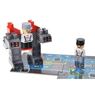 Klocki konstrukcyjne Block&Steps Bitwy robot�w +Gra planszowa 3w1