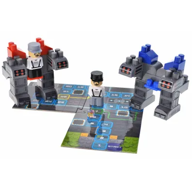 Klocki konstrukcyjne Block&Steps Bitwy robot�w +Gra planszowa 3w1