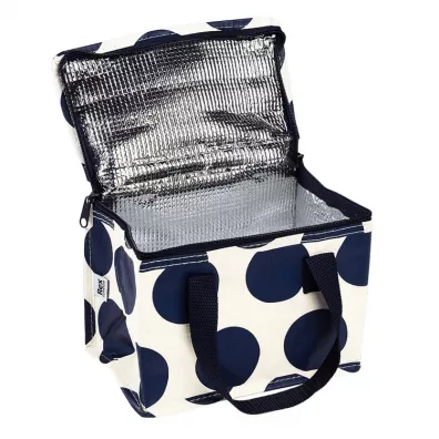 Rex London Torba termiczna na lunch, Kropki, granatowo-bia�a