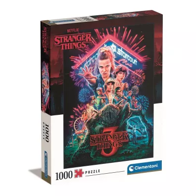 Puzzle 1000 el. Netflix Stranger things 39653 Clementoni