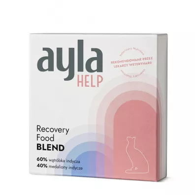 Ayla Care Help Recovery Food Blend - wtrbka indycza z medalionami liofilizowana dla kotw 28 g