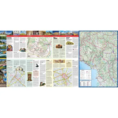 Czarnog�ra i P�nocna Albania map&guide XL PL laminat 2024