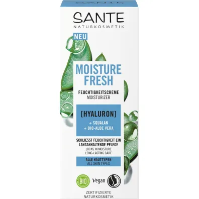 Sante Krem do twarzy nawil�aj�cy z kwasem hialuronowym, skwalanem i aloesem eco 50 ml