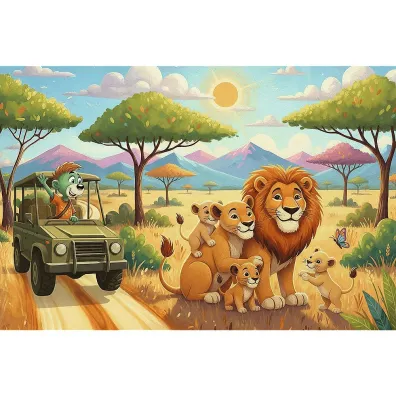 Puzzle 100 Inspired By Nature - Lwy TREFL