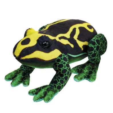 Maskotka ZOO �aba czarno ��ta 13cm Beppe