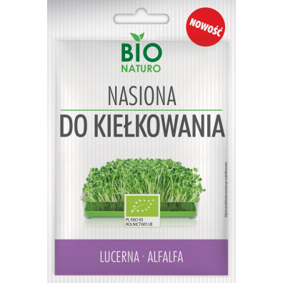 BIOnaturo Nasiona do kiełkowania Lucerna 25 g Bio