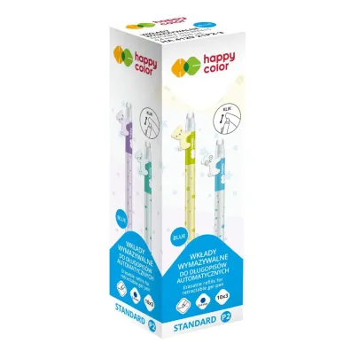 Happy Color Wk�ady do d�ugopisu automatycznego wymazywalnego Hello Bears niebieskie 0.4 mm
