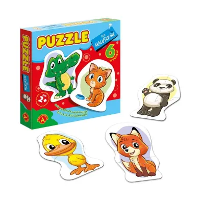 Puzzle dla maluszk�w 6 el. Krokodyl Alexander