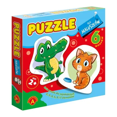 Puzzle dla maluszk�w 6 el. Krokodyl Alexander