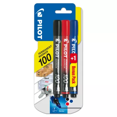 Marker permamentny Pilot Sca-100 3 szt.