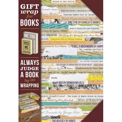Gift wrap. Papier do ksi��ki. Reading list