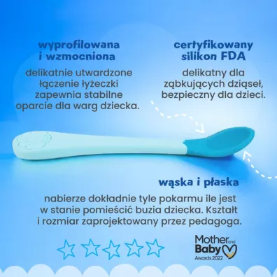 Nana`s Manners Etap 1, �y�eczki do rozszerzania diety, kolor 3 szt.