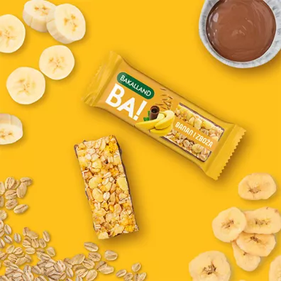 Bakalland Ba! Baton zboowy banan 40 g