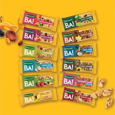 Bakalland Ba! Baton zboowy banan 40 g