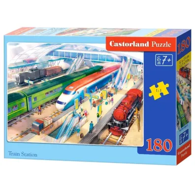 Puzzle 180 el. Train Station Castorland