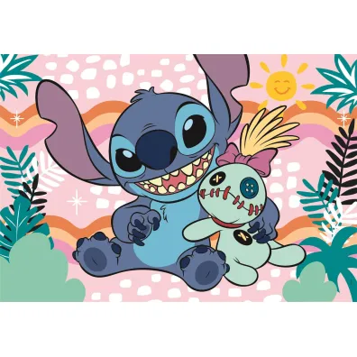 Puzzle 60 el. SuperColor. Stitch Clementoni