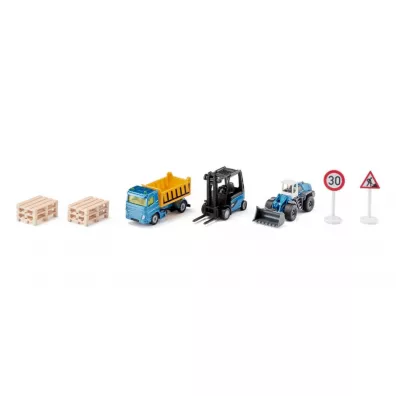 GIFT SET - Zestaw pojazdw budowlanych Siku Super S6336