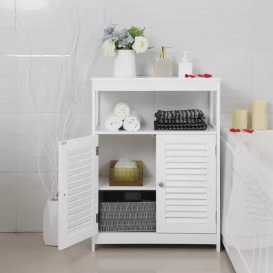 Songmics Szafka azienkowa z pkami 60 cm