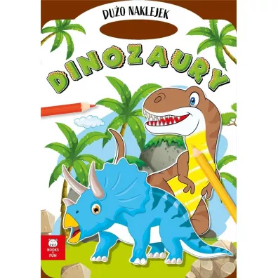 Teczka dinozaury z podw�jnymi naklejkami