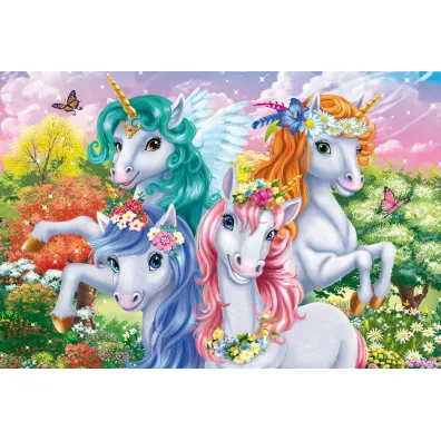 Puzzle 100 Zdj�cie jednoro�c�w Schmidt