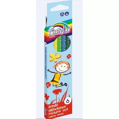 Fiorello Kredki Super Soft 6 szt.