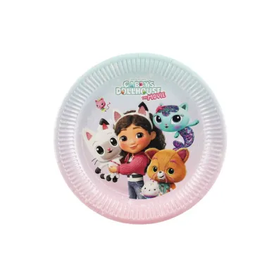 Talerzyki Koci Domek Gabi miX 23cm 6 szt.