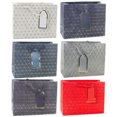 LeanToys Torebka prezentowa mix 23x18x10cm