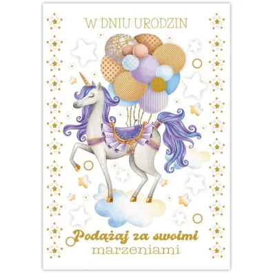 Trend Karnet Silver urodziny