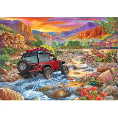 Puzzle 1000 Jeep Rocky Ride by C.Bigelow 6000-5998 Eurographics