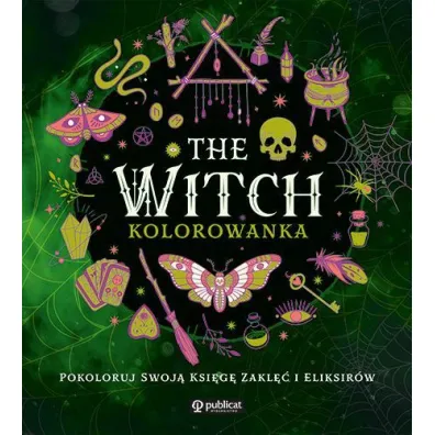 The Witch. Kolorowanka. Pokoloruj swoj� ksi�g� zakl�� i eliksir�w