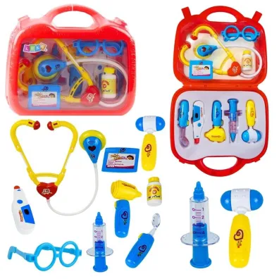 Zestaw ma�ego doktora w walizce akcesoria 9el LeanToys