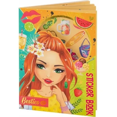 CCG-MZ IMPORT Besties zeszyt z naklejkami A5