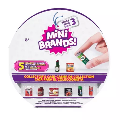 Mini Brands Etui kolekcjonerskie S3 + 5 figurek
