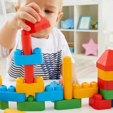 Klocki konstrukcyjne, Zestaw startowy maego architekta, 30 el., 18 m+