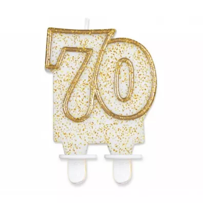 Godan wieczka cyferka 70, zoty kontur