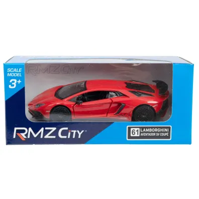 RMZ City Lamborghini Aventador LP750-4 SV czerwony  w skali 1:36 Daffi
