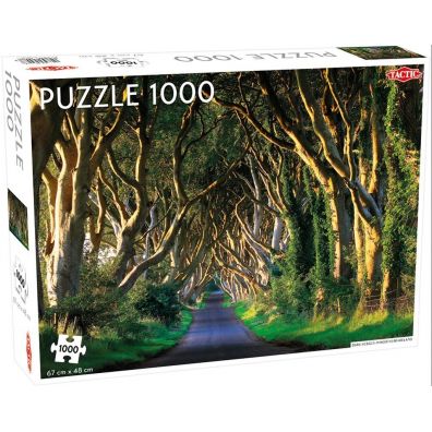 Puzzle 1000 el. Landscape: Hedges in Northern Ireland Tactic