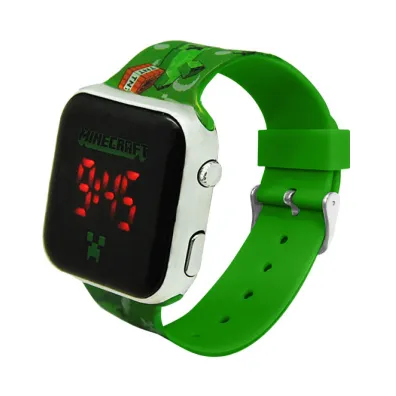 Zegarek LED z kalendarzem Minecraft MIN4129