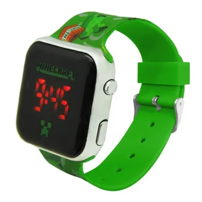Zegarek LED z kalendarzem Minecraft MIN4129