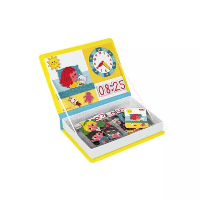 Puzzle Magnetyczna ukadanka Ucz si zegarka Magnetibook Janod