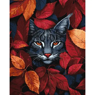Ideyka Malowanie po numerach - Jesienna ry� 40x50cm