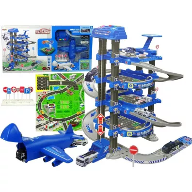 Parking policyjny czteropoziomowy LeanToys