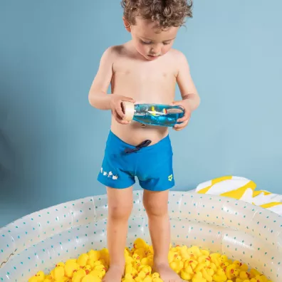 Petit Boum Butelka sensoryczna dwufazowa Move - Kaczka
