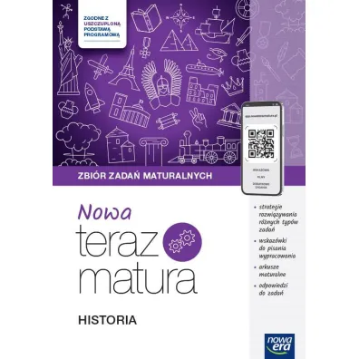 Pakiet Matura 2026. Nowa Teraz matura. Vademecum: J�zyk polski. Zakres podstawowy oraz Historia, J�zyk polski. Wypracowania. Zakres podstawowy i rozszerzony, Nowa Teraz matura. Historia. Zbi�r zada� maturalnych