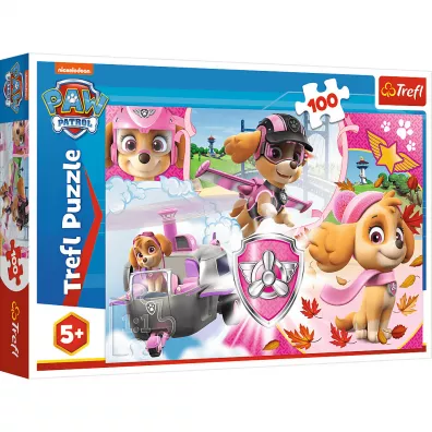 Puzzle 100 el. Skye w akcji Trefl