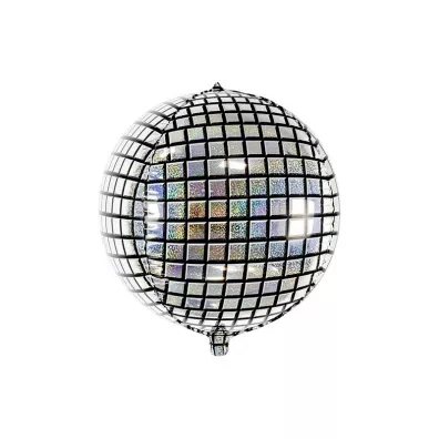 PartyDeco Balon foliowy Kula dyskotekowa 40cm